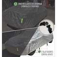 thumbnail image 3 of Funda Cubierta Lona Gruesa Acolchonada Antigranizo Cubre auto Afelpado proteccion ideal para Granizo camionetas SUV´S CHICAS. Compatible CR-V Rav-4 Tiguan X-Trail CX-5 Captiva etc. Cierre para Puerta, 3 of 6