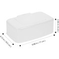 thumbnail image 2 of Boîte Distributrice de Lingettes Portable 2 Pcs avec Couvercle, Petit Contenant de Rangement pour Mouchoirs Rechargeable pour la Maison, 2 of 6