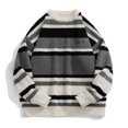thumbnail image 1 of Pulls pour Hommes Automne Hiver Broderie Rayée Tricotée 2024 Nouveau Mode Coréenne Mode Urbaine Homme, 1 of 6