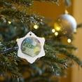 thumbnail image 7 of 3drose, Money, Canadian Currency-cn14 Cmi0028 - Cindy Miller Hopkins, 3 inch Snowflake Porcelain Ornament, 7 of 7