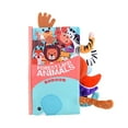 thumbnail image 3 of Libros para bebés, juguetes suaves para educación temprana, juguete sensorial, libro de tela con cola para relleno de medias, regalos de ducha, niños animales terrestres, 3 of 8