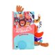 thumbnail image 3 of Libros para bebés, juguetes suaves para educación temprana, juguete sensorial, libro de tela con cola para relleno de medias, regalos de ducha, niños animales terrestres, 3 of 8