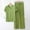 Green, variant on uublik Pajamas for Women Set Matching Summer Loose Wide Leg Pants Set