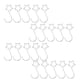 thumbnail image 3 of Ganchos Multiusos de Metal de Estrella XWSHYW Decoraciones Navideñas Dorados 20 Unidades, 3 of 3