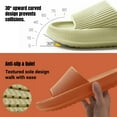 thumbnail image 6 of Cloud Slippers for Women and Men, Pillow House Slippers Shower Shoes Indoor Slides Bathroom Sandals, Ultimate Comfort, Lightweight, Thick Sole, Non-Slip, Easy to Clean, 6 of 7