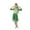 j-1740Green480, variant on Girls Belly Dance Performance Outfit With Short Skirt And Sleeves Kids Stage Show Stylish Children Fashion Clothes Sets