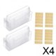 thumbnail image 1 of Tarjetero transparente,Tarjetero transparente con cinta adhesiva,Bolsas para bálsamo labial en forma de cúpula Porta barra de labios,Tarjetero transparente rectangular resistente al, 1 of 8