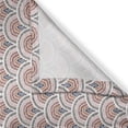 thumbnail image 3 of Ambesonne Boho Kitchen Curtains, Rainbow Like Wavy Shapes Art, 55"x39", Pale Rust Blush and White, 3 of 3
