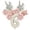 B006- Style F, variant on Pink Happy Birthday Foil Balloons, Girl First Birthday Decorations, Bunny Party Accents, 1 Pc Cream Number 6 Balloon, Gender Reveal Party Decorations