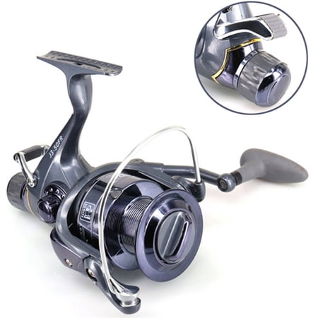 Front Rear Double Brake Max 8+3 KG Drag 5.5:1 Super Strong Dual High Low Speed Carp Feeder Spinning Fishing Reel Wheel