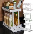 thumbnail image 3 of Werulen Clearance Under $5 ! Under Sink Organizers and Storage, 2 Tier Rotating Pull Out Cabinet Organizer, Multi Functional Sliding Cabinet Organizers for Bathroom Kitchen Countertop Narrow Space, 3 of 9