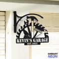thumbnail image 2 of Handmadetneonsign Personalized Garage Hanging Sign, Car Repair Garage Metal Business Sign 96279, 2 of 5