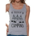 thumbnail image 1 of Awkward Styles I'd Rather be Camping Women Tank Top Camper T Shirt for Wife I Love Camping Tank Top for Women Camping Clothes for Her I Would Rather be Camping Tank Top for Girlfriend Camping Lovers, 1 of 4