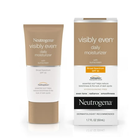 Neutrogena Visibly Even Daily Moisturizer With Broad Spectrum Spf 30 Sunscreen, 1.7 Fl. Oz.