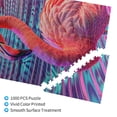 thumbnail image 3 of Naloa Digital Flamingo Vibrant Art Custom Puzzles Personalized Puzzle 1000 Pieces from Photo Custom Jigsaw Puzzle for Wedding, Graduation, (29.5×19.7in, Vertical), 3 of 9