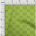 thumbnail image 1 of oneOone Polyester Lycra Green Fabric Swirl Bandhani Fabric For Sewing Printed Craft Fabric By The Yard 56 Inch Wide, 1 of 4
