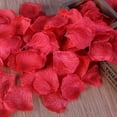 thumbnail image 4 of Pétalos de rosa artificiales, pétalos de seda, decoración de flores, Día de San Valentín, boda, 5x5cm, 500/1000/3000 unidades, 4 of 4