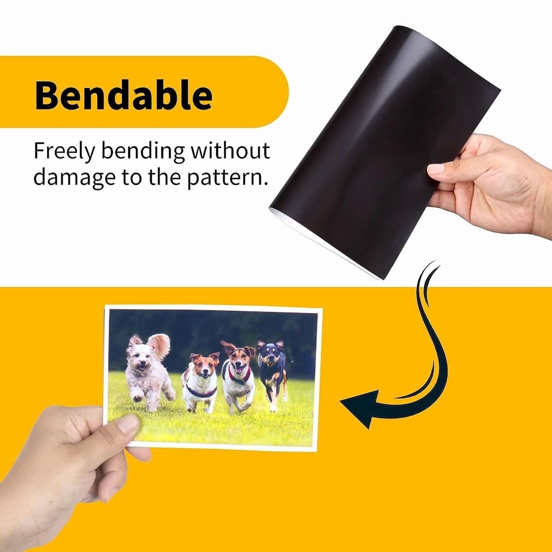 CIRCLE- Strong Magnetic Sheets With Adhesive Backing - 4X6" 10 Pack For Photos, Dies