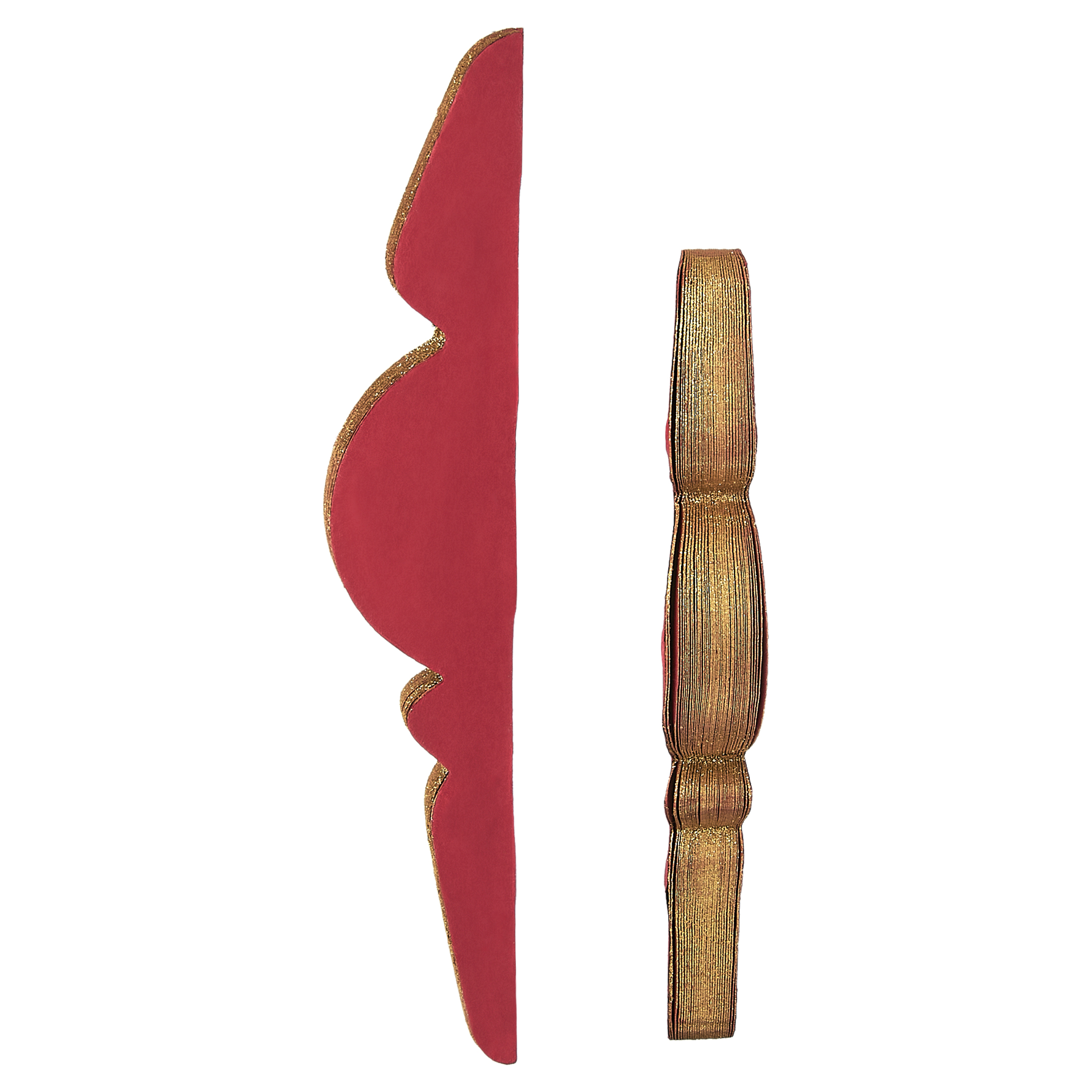 3 Count Red Paper Finial Christmas Ornaments, by Holiday Time
