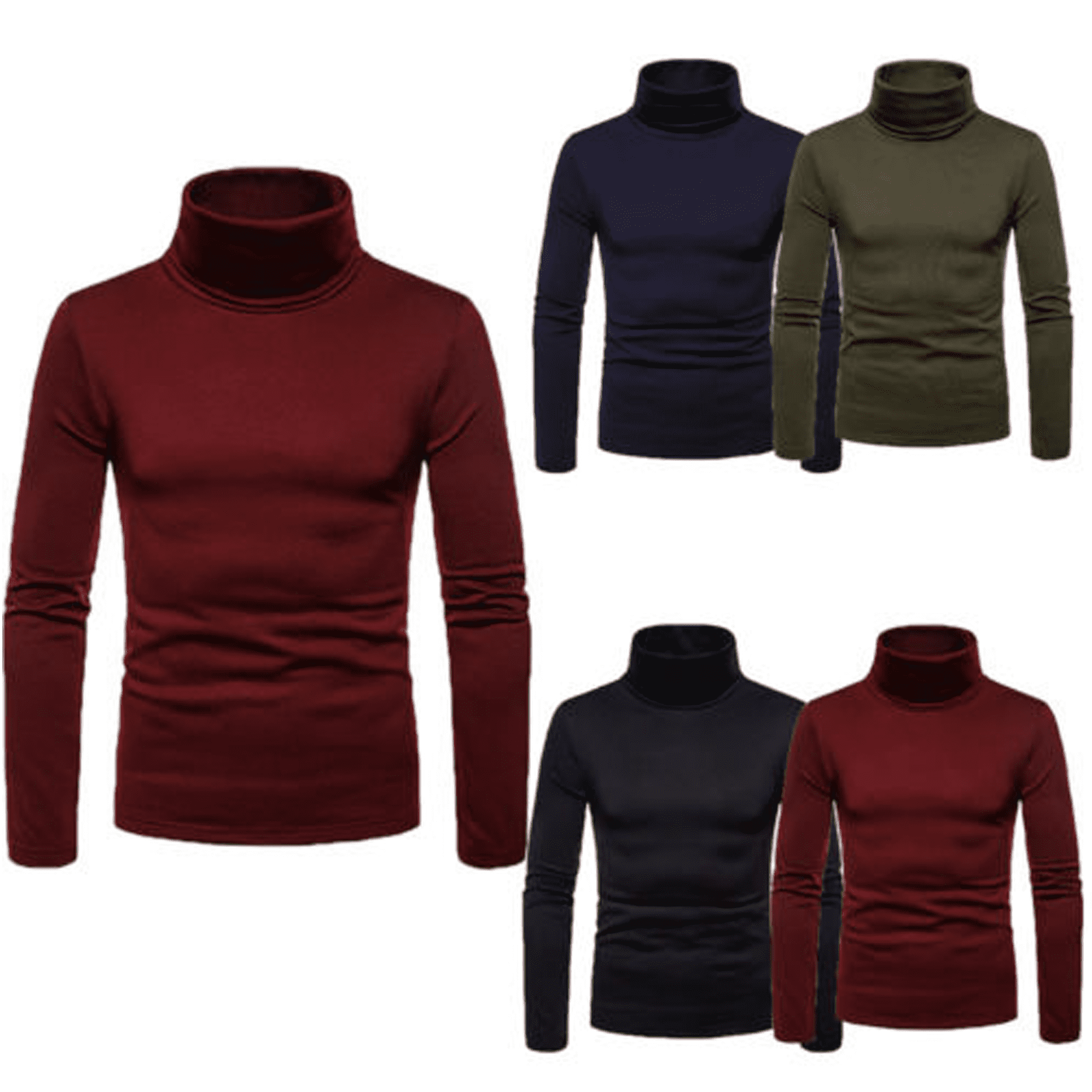 mens polar neck tops