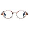 Elton John Pop Specs Reading Glasses - Two Tone Mash Up 2.50, Circle Frame