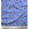 thumbnail image 1 of Soimoi Rayon Fabric Dot,Butterfly & Floral Decor Fabric Printed Yard 56 Inch Wide, 1 of 3