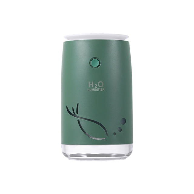 SMihono Mini Humidifiers for Bedroom Fishtail Humidifier Desktop USB Portable Purifier Colorful Night Light on Clearance