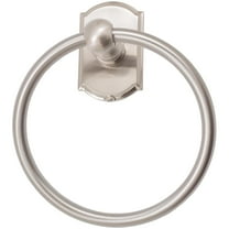 Cambridge Towel Ring, Satin Nickel by Stone Harbor Hardware
