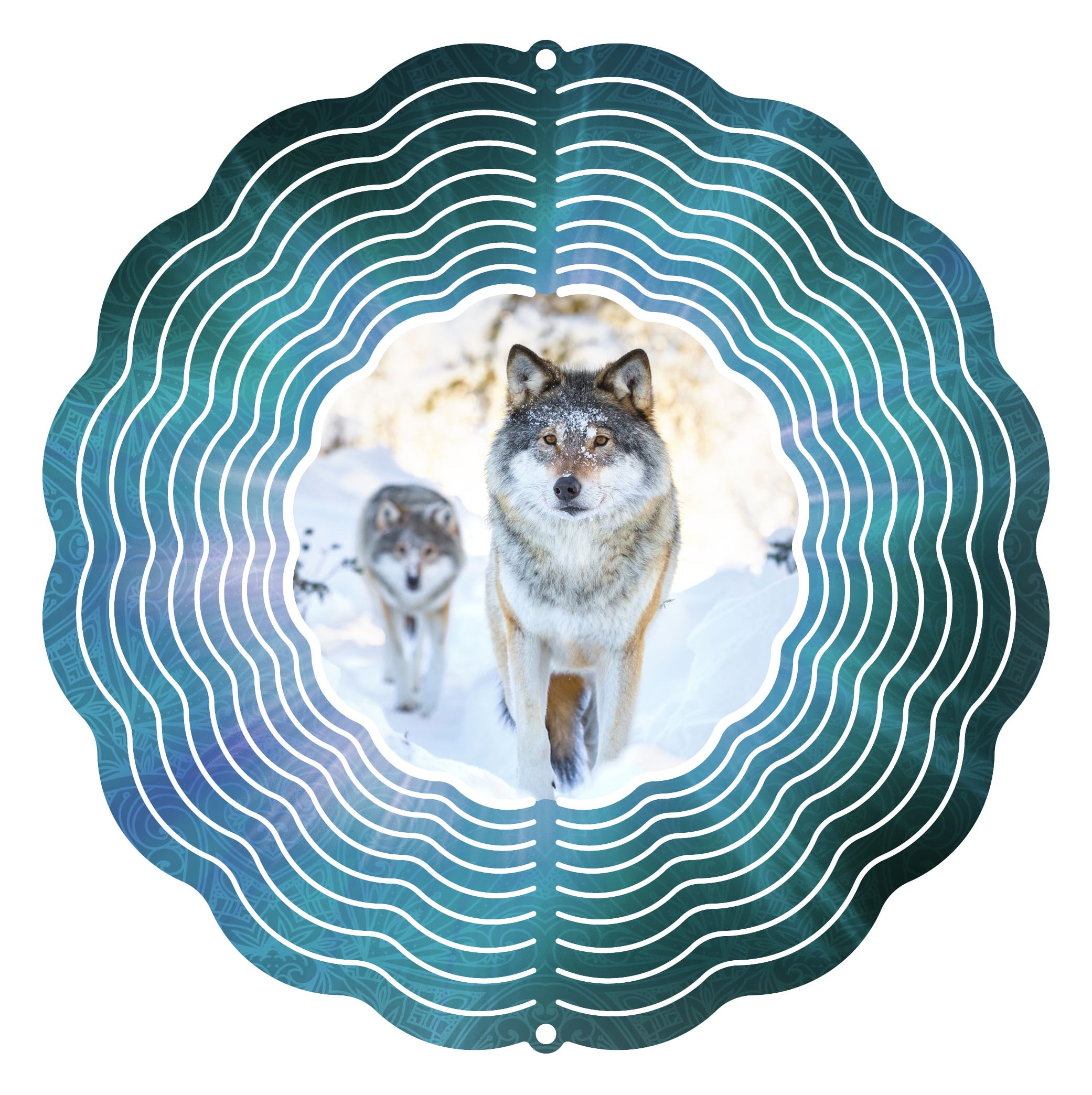 Garden Wind Spinner Alpha Wolf 10" Wind Spinner by Next Innovations
