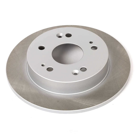 PowerStop JBR798SCR Rear Coated Hat and Edge Rotor