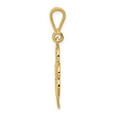 thumbnail image 2 of FB Jewels 14K Yellow Gold Trinity Clover Pendant, 2 of 4