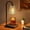 Clear- Black, variant on Candle Warmer Lamp, Candle Lamp Warmer with Timer,Wax Melt Warmer, Candle Heater Lamp for Scented Wax, Elegant  Decor, Clear Glass