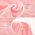 thumbnail image 4 of Toallas Envolventes HJMJY para Mujeres de Microfibra de Secado Rápido Rosa, 4 of 5