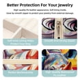 thumbnail image 3 of Rhino Travel Portable Square Earring Organizer with Decorative Box – Travel Organizer, Necklace Holder – for Girls and Women, 3 of 6