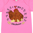 thumbnail image 4 of Inktastic I Heart My Chickens Boys or Girls Baby Bodysuit, 4 of 5