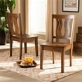 thumbnail image 5 of Bowery Hill Walnut Brown Finished Wood 2-Piece Dining Chair Set, 5 of 8