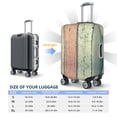 thumbnail image 6 of Bixox Washable Hardwood Printed Luggage Cover, Fashion Suitcase Protector Fits for Medium luggage, 6 of 8