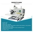 thumbnail image 3 of 120W Household Sewing Machine Desktop Blind Stitching Machine Direct Drive Clothes Fabrics Overlock Sewing Machine KX500 ,Long Lasting, 3 of 5