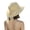 White, variant on Women's Bow Accent Straw Sun Hat, UPF 50+ Wide Brim Korean Style Beach Hat for Vacation Outfits, Outdoor Travel & Daily Summer Wear Coffee One Size