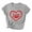 QRJ1-Valentine's Day-Gray, variant on VKOYWKM Women's Valentine's Day T Shirts Love Heart Print Tees Short Sleeve Casual Crew Neck Holiday T Shirts Classic Romantic Valentine Cute Clothes