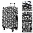 thumbnail image 5 of Black White Skull Stack Pattern Luggage Cover Fashion Suitcase Cover Baggage Covers Fit 25-28 Inch Luggage (Go Travel), 5 of 5