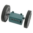 thumbnail image 3 of Compteur de Compteurs, Longueur de Roue de Roulement en Alliage de Caoutchouc en Acier Inoxydable contre-Clé de Réinitialisation Robuste pour Film Plastique pour Cuir, 3 of 8