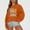 Orange, variant on Tawop Sweatshirt Tops for Women Womens Sweatshirts Crew Neck Long Sleeve Graphic Letter Hoodless Drop Shoulder Red S