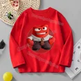 thumbnail image 5 of Camiseta de algodón de manga larga para niños y niñas, abrigo básico de color sólido, ropa de ocio, Tops para niños, 5 of 5