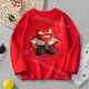thumbnail image 5 of Camiseta de algodón de manga larga para niños y niñas, abrigo básico de color sólido, ropa de ocio, Tops para niños, 5 of 5