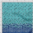thumbnail image 1 of oneOone Polyester Lycra Turquoise Blue Fabric Geometric Panel Fabric For Sewing Printed Craft Fabric By The Yard 56 Inch Wide, 1 of 4