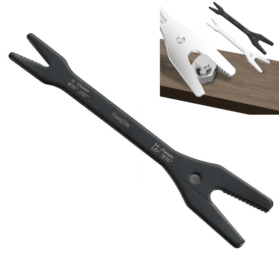 Universal Self Adjusting Wrench,Thin Wrench for Tight Spaces,Dual-Ended Multifunctional Sink Tool Set,Heavy Duty Adjustable Spanner for Plumbing Repair Car Torque Wrenches for Tight Spaces