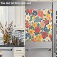 thumbnail image 3 of Yayeee Magnetic Dishwasher Cover for The Front Decoration Home Kitchen Machine Sticker Protector, Vibrant Flowers Pattern, 3 of 6