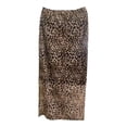 thumbnail image 5 of Women'S Long Skirts Elastic High Waist Ruffles Leopard Floral Print Casual A Line Flowy Dailywear Fashionable Casaul Party Comfortable Stretch Maxi Skirt Beach Vacation Clothes, 5 of 8