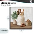 thumbnail image 4 of Stupell Industries Farmhouse Country Kitchen & Eggs Black Framed Giclee Art, 12 x 12, by White Ladder, 4 of 8